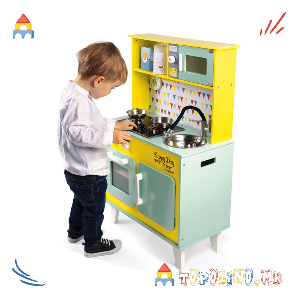 Дрвена Кујна Happy Day - Janod - Image 2