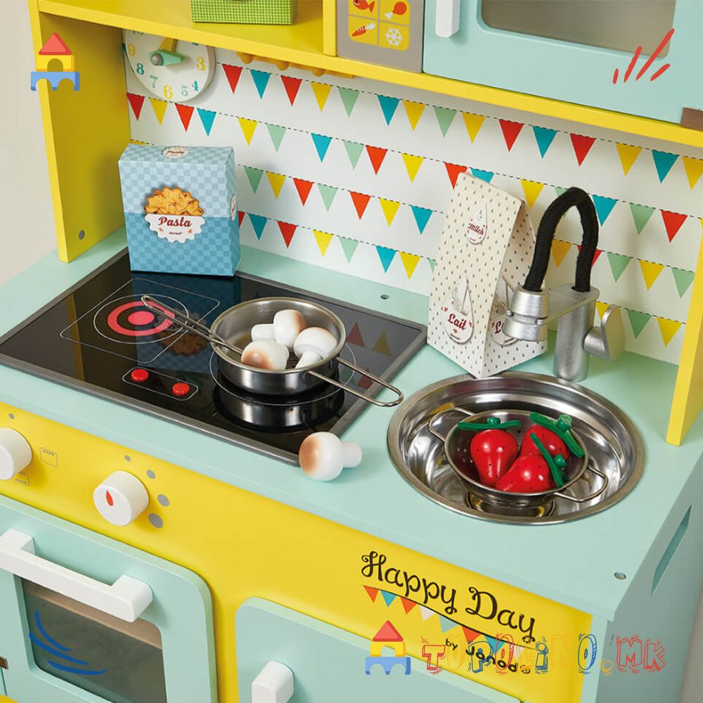 Дрвена Кујна Happy Day - Janod - Image 9