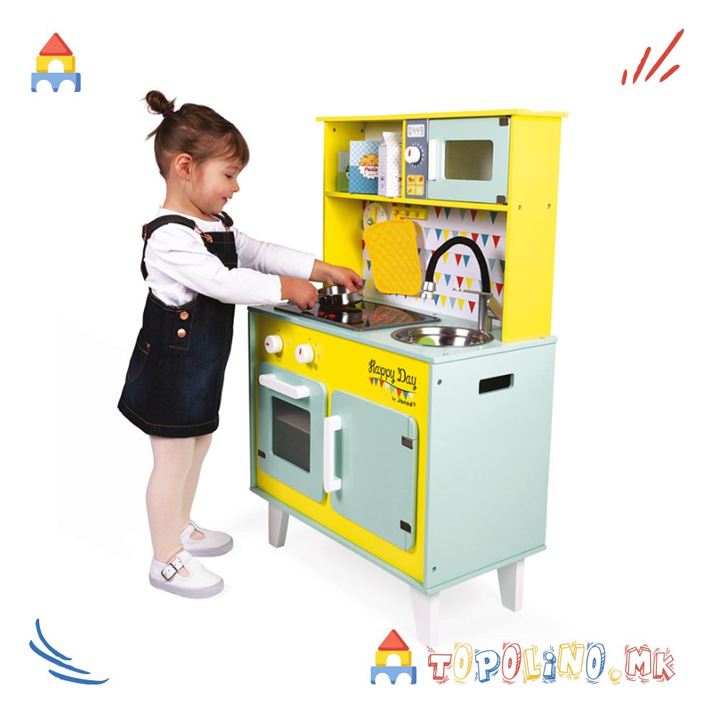 Дрвена Кујна Happy Day - Janod - Image 3