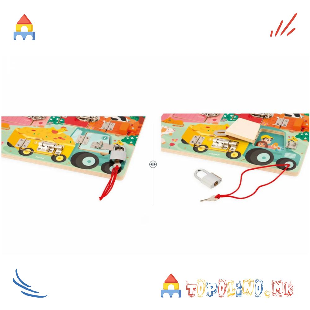 Табла со Катанци Фарма - Janod - Image 6