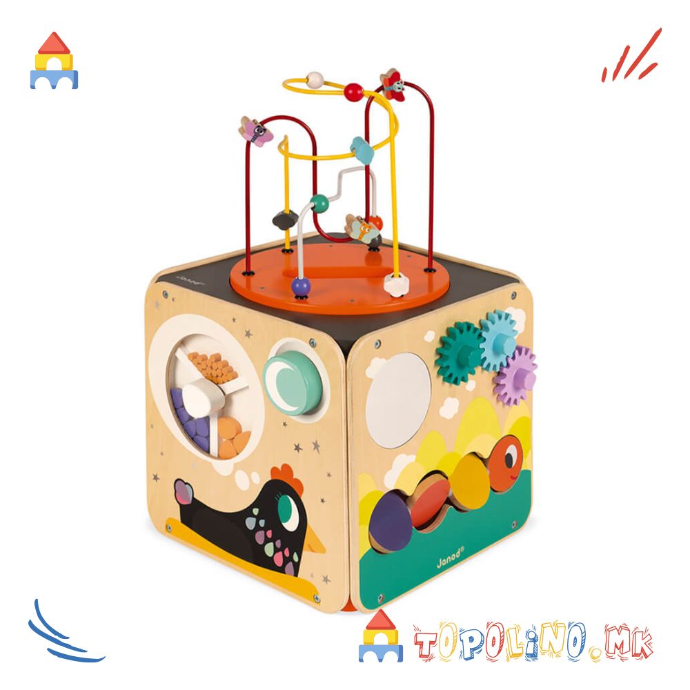 Коцка со Активности - Janod - Image 5