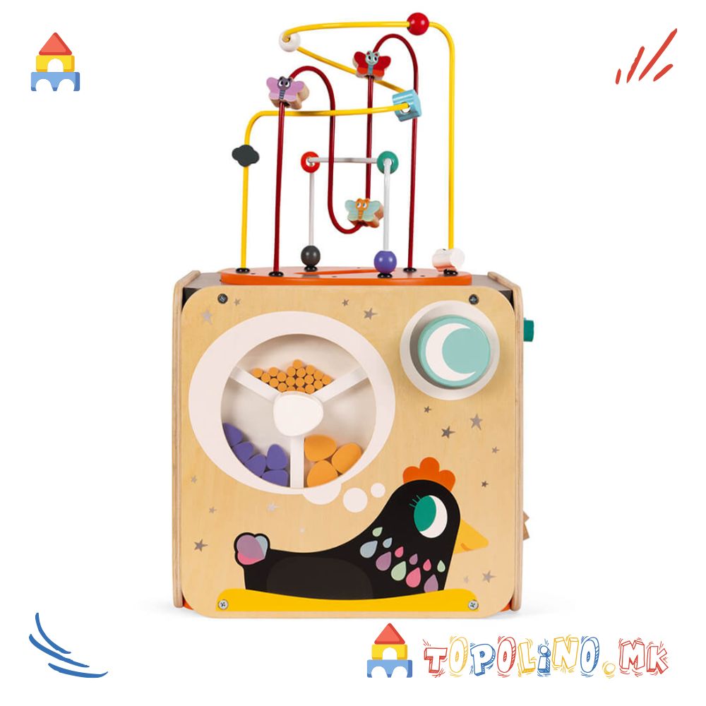 Коцка со Активности - Janod - Image 9