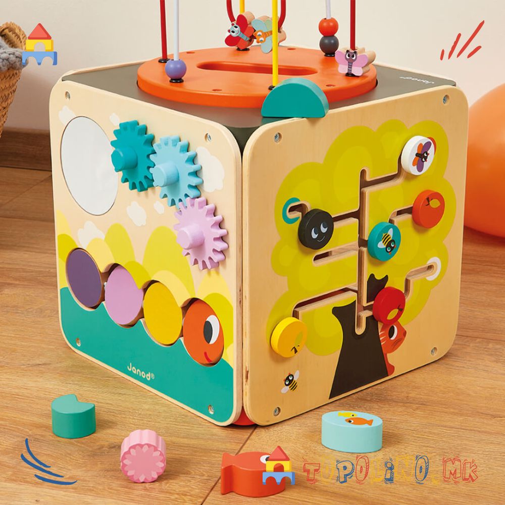 Коцка со Активности - Janod - Image 2