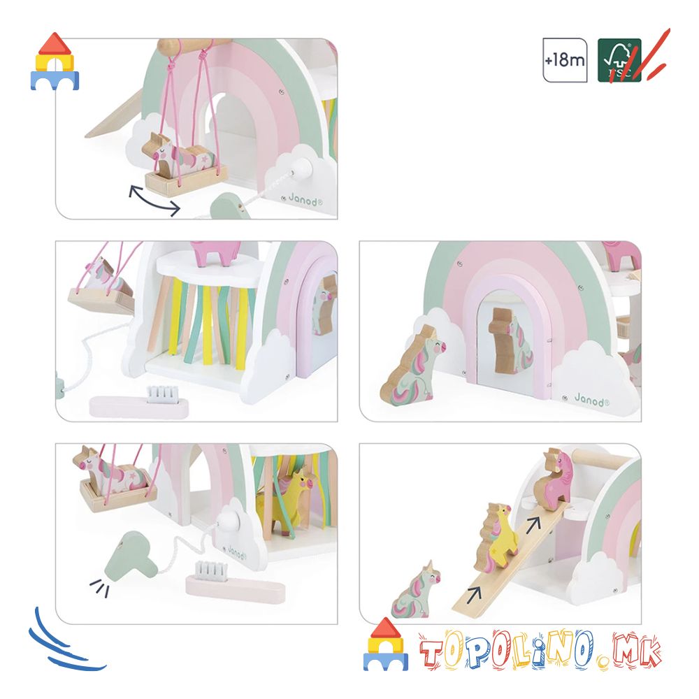 Куќичка за Еднорози - Janod - Image 9