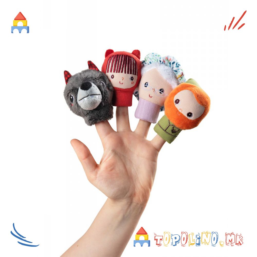 Куклички за на Прсти Little Red Riding Hood - Lilliputiens - Image 2