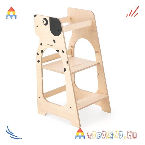 Дрвена Кула за Учење Dog - Mamatoyz