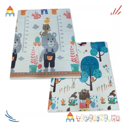 Подлога за Игра PVC 2 во 1 Расти со Мечето – Jungle