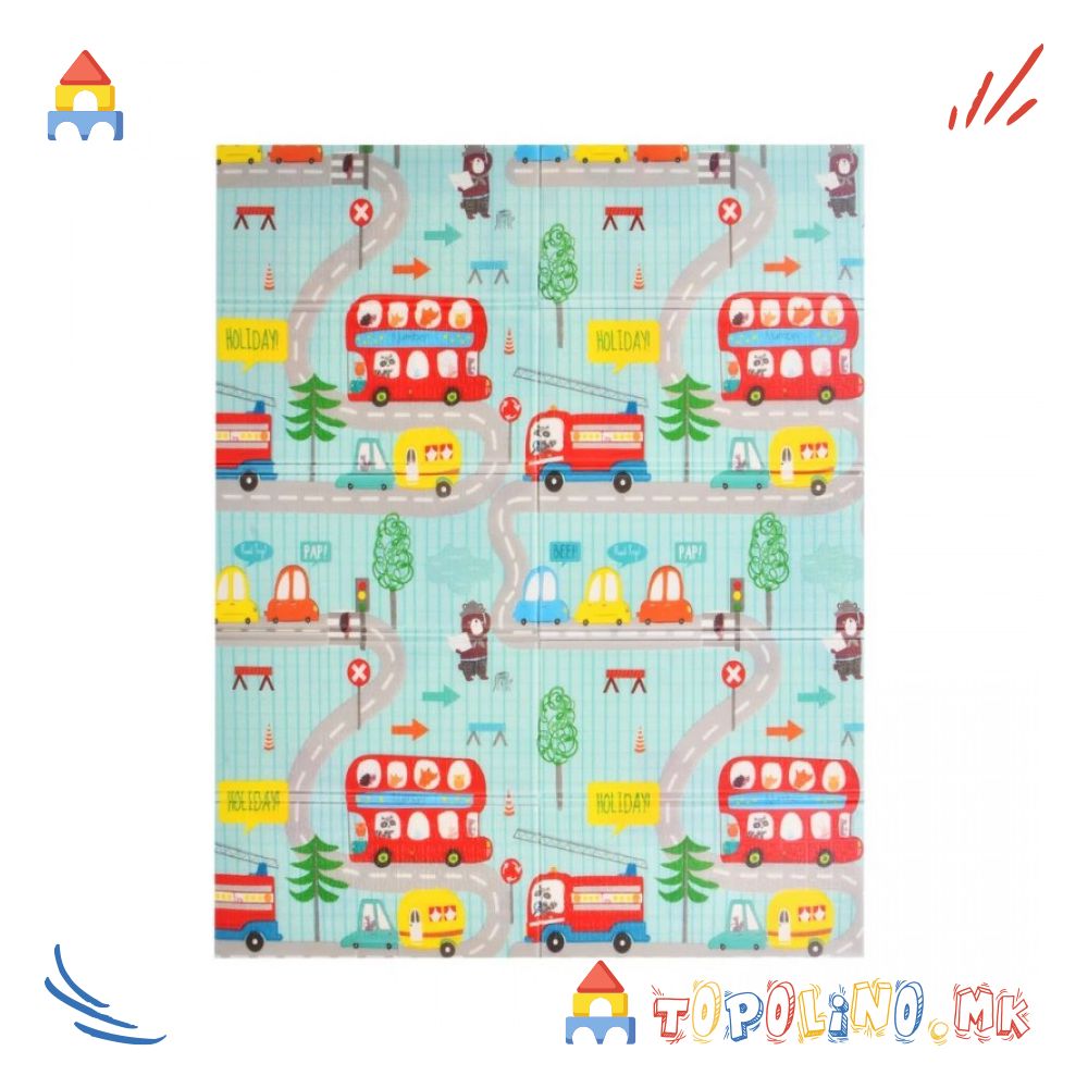 Подлога за Игра PVC 2 во 1 Патувања - Jungle - Image 3