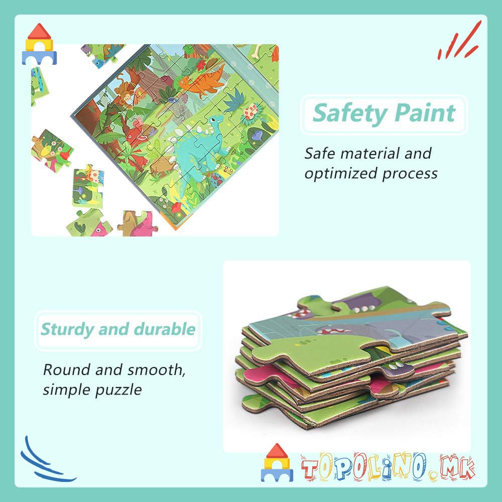 Магнетна Сложувалка Дино - Image 3