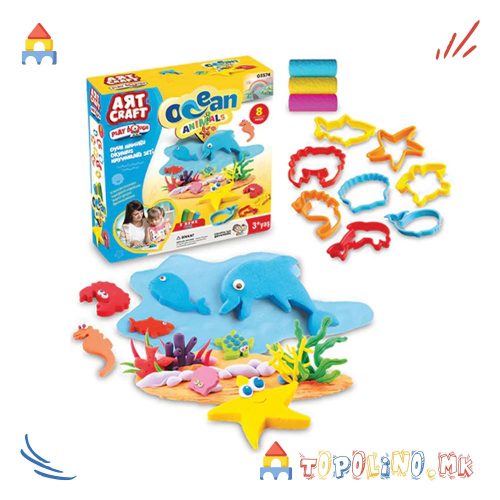 Пластелин Ocean Animals - Art Craft