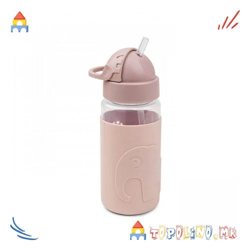 Шише со Цевка 350ml Пластика Elphee Розе – Done By Deer