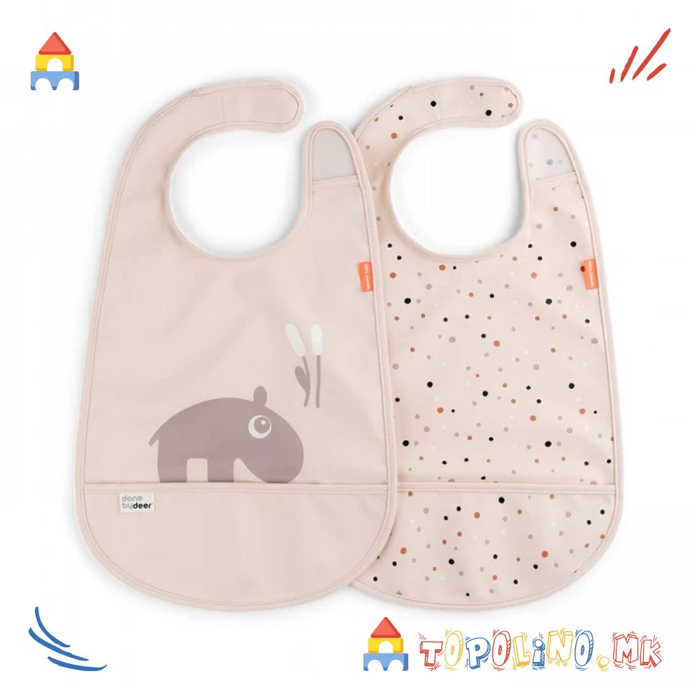 Лигавче со Лепенка 2пар Ozze Розе - Done By Deer