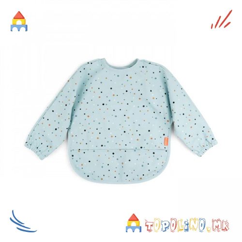 Лигавче со Ракави Весели Точки Сино – Done By Deer