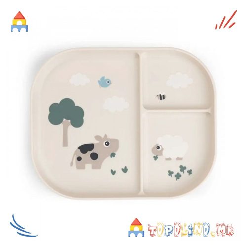 Чинија со Прегради Фарма Крем – Done By Deer