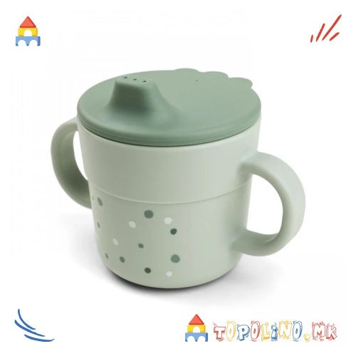 Чаша со Клунче Весели Точки Зелено – Done By Deer