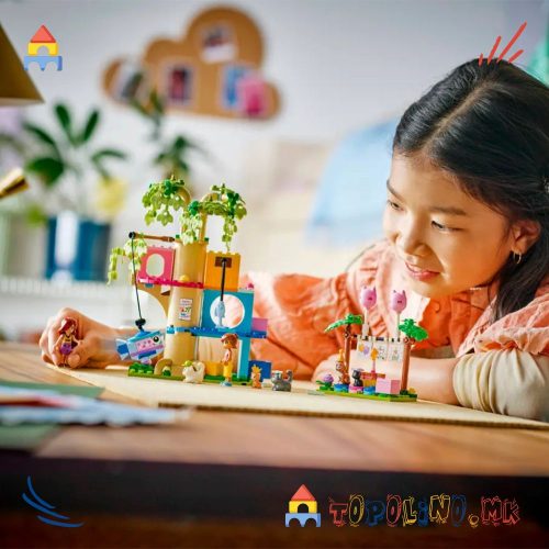 Cat Birthday Party & Tree House - Lego