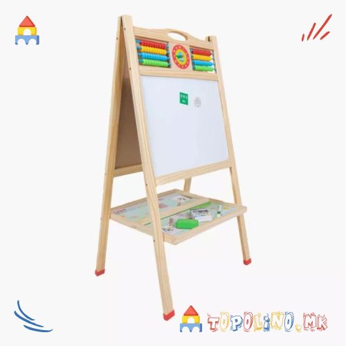 Дрвена Двострана Табла 2 во 1