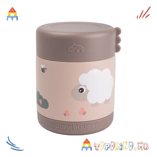 Сад за Храна Термо Фарма 300ml Розе - Done By Deer