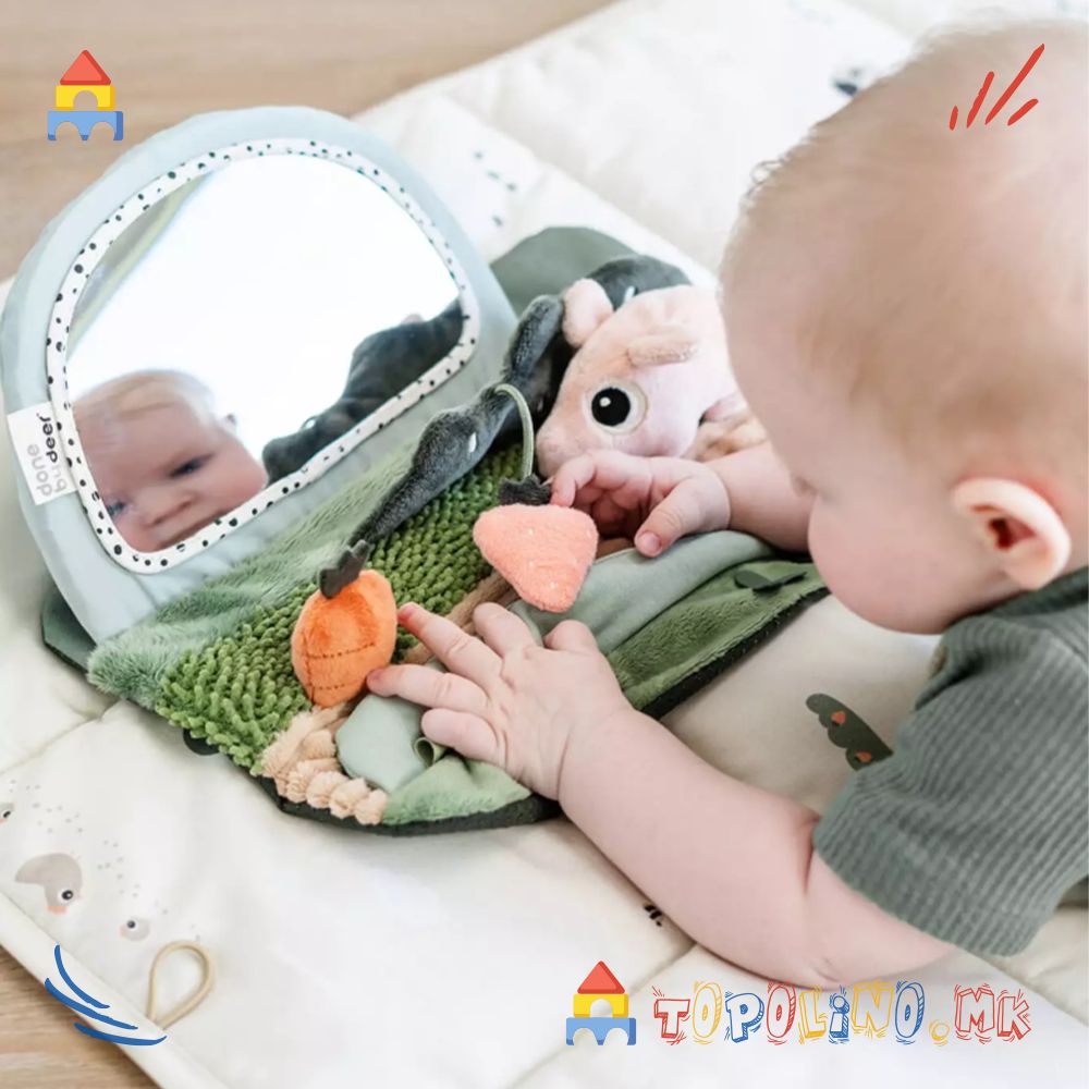 Играчка со Огледало за Активности на Стомак - Done By Deer - Image 2