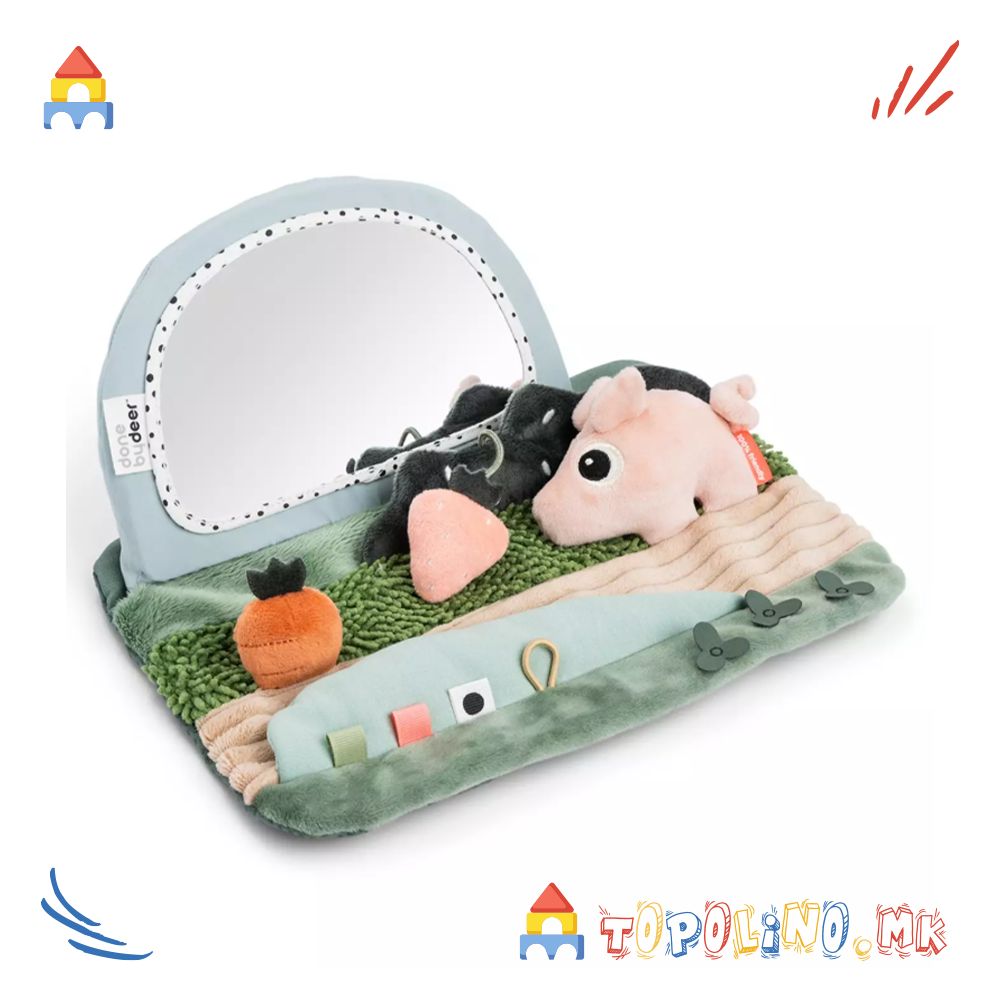 Играчка со Огледало за Активности на Стомак - Done By Deer - Image 3