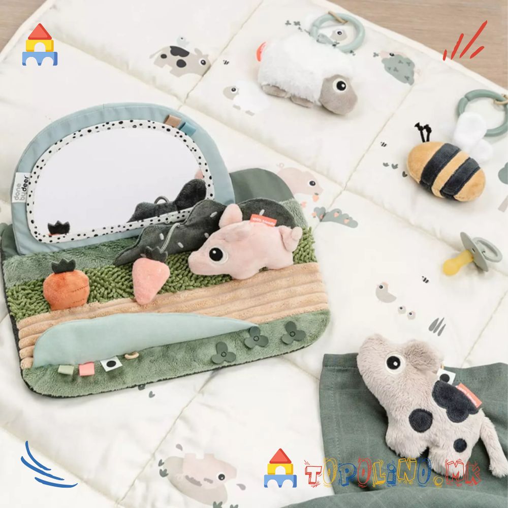 Играчка со Огледало за Активности на Стомак - Done By Deer