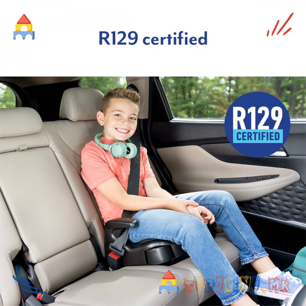 Седиште за Автомобил Booster Basic R129 135-150cm Opal Sky – Graco - Image 5