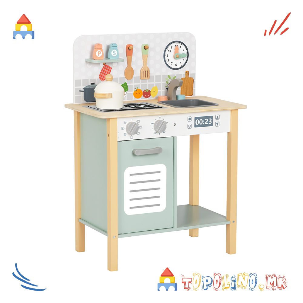 Дрвена Играчка Кујна - Hi Pando