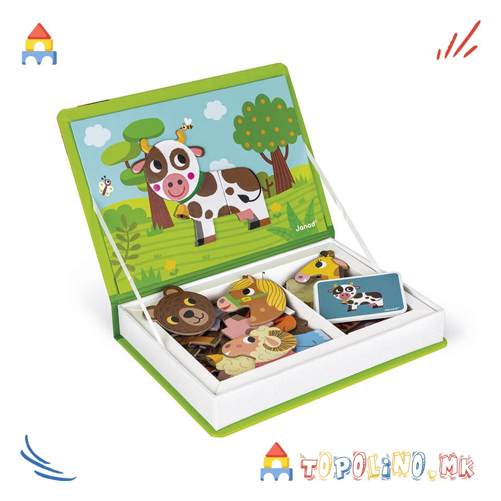 Магнетна Книга Животни - Janod - Image 4