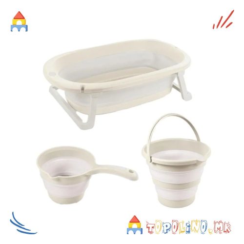 Сет за Бањање 3 во 1 White – Dolu