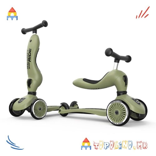 Тротинет Highwaykick 1 Olive – Scoot & Ride