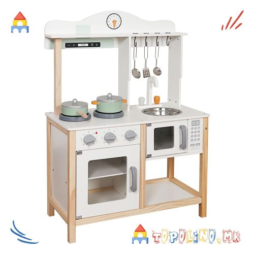 Дрвена Кујна со Додатоци Nana - Moni Toys