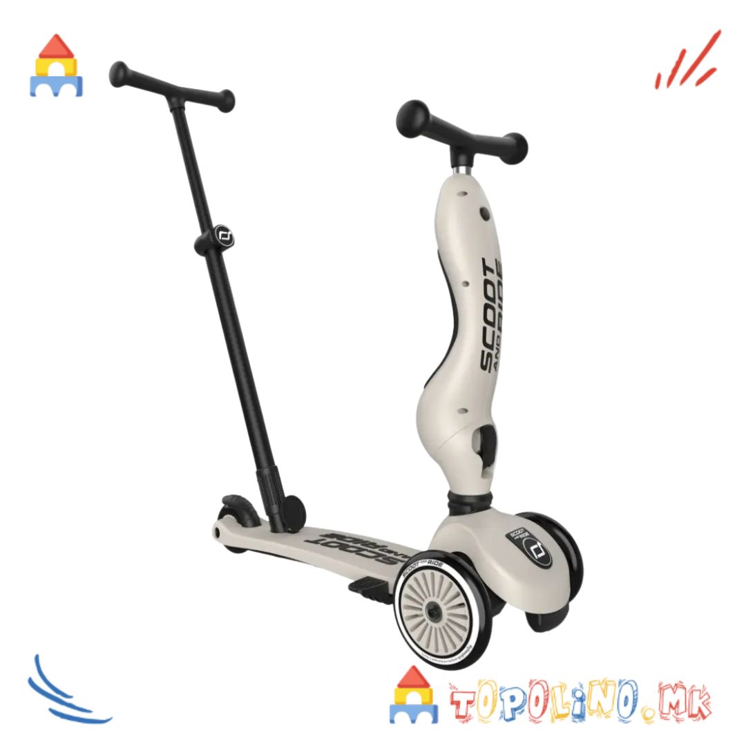 Тротинет Highwaykick 1 Push and Go Ash – Scoot & Ride - Image 2