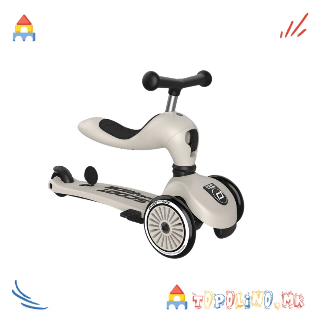 Тротинет Highwaykick 1 Push and Go Ash – Scoot & Ride - Image 7