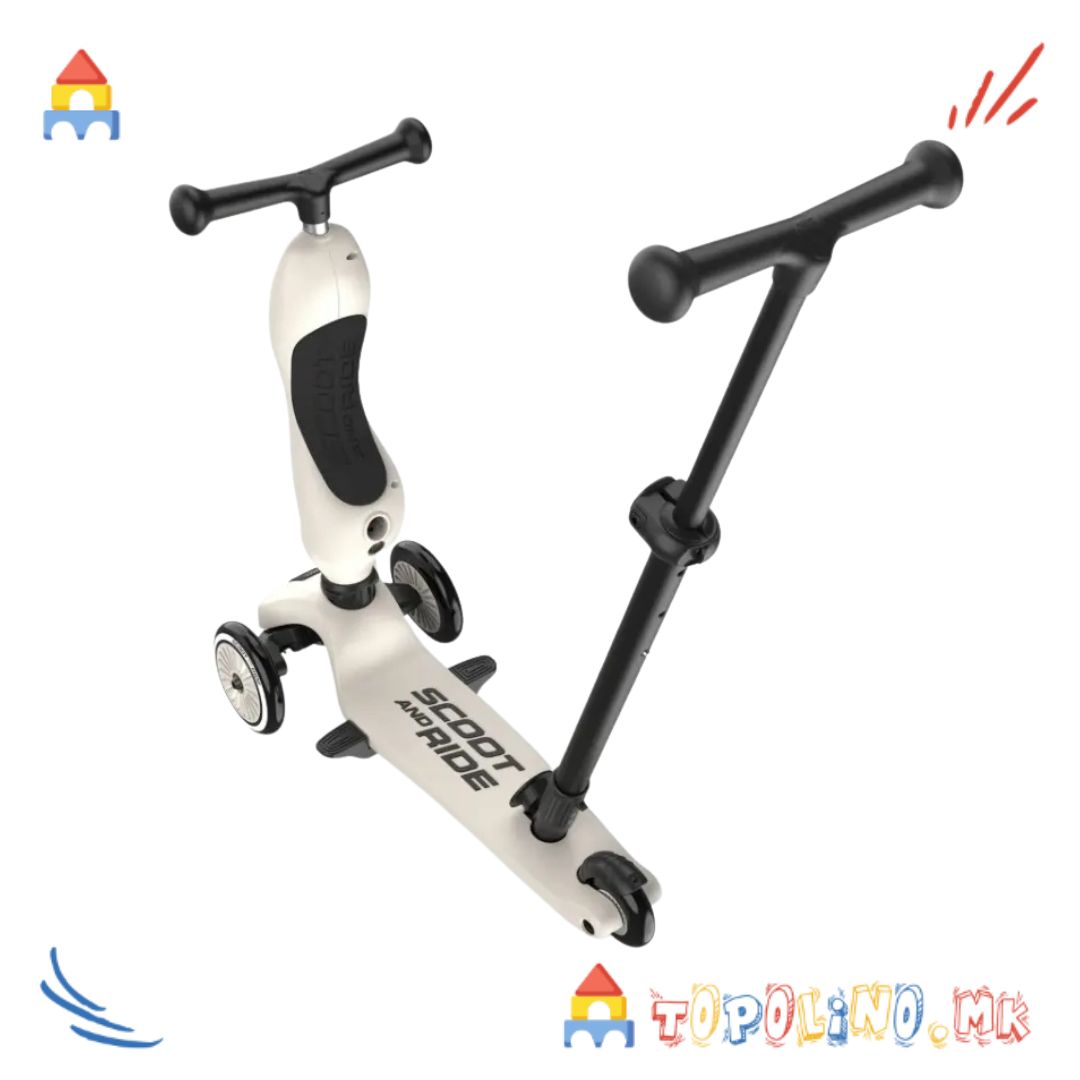 Тротинет Highwaykick 1 Push and Go Ash – Scoot & Ride - Image 4