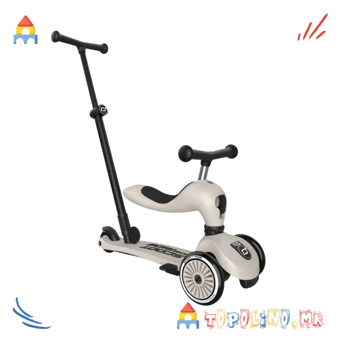 Тротинет Highwaykick 1 Push and Go Ash – Scoot & Ride - Image 3