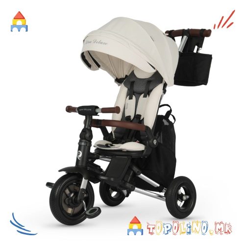 Трицикл Nova Deluxe 5 во 1 Beige - QPlay
