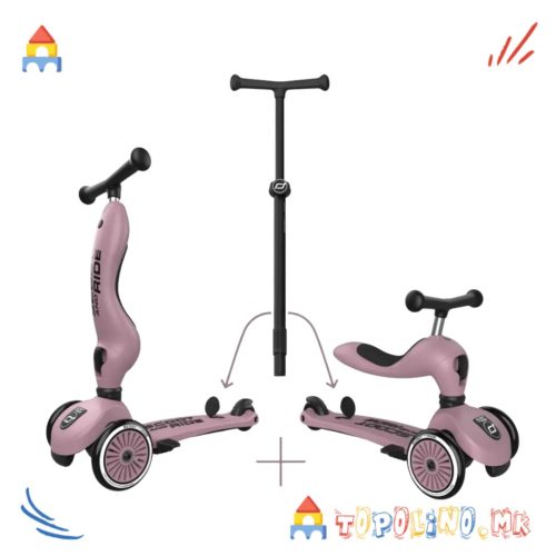 Тротинет Highwaykick 1 Push and Go Wildberry – Scoot & Ride