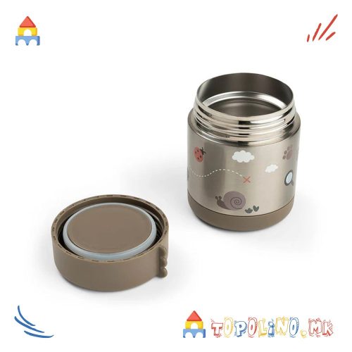 Сад за Храна Термо Tiny Trails 300ml Крем - Done By Deer