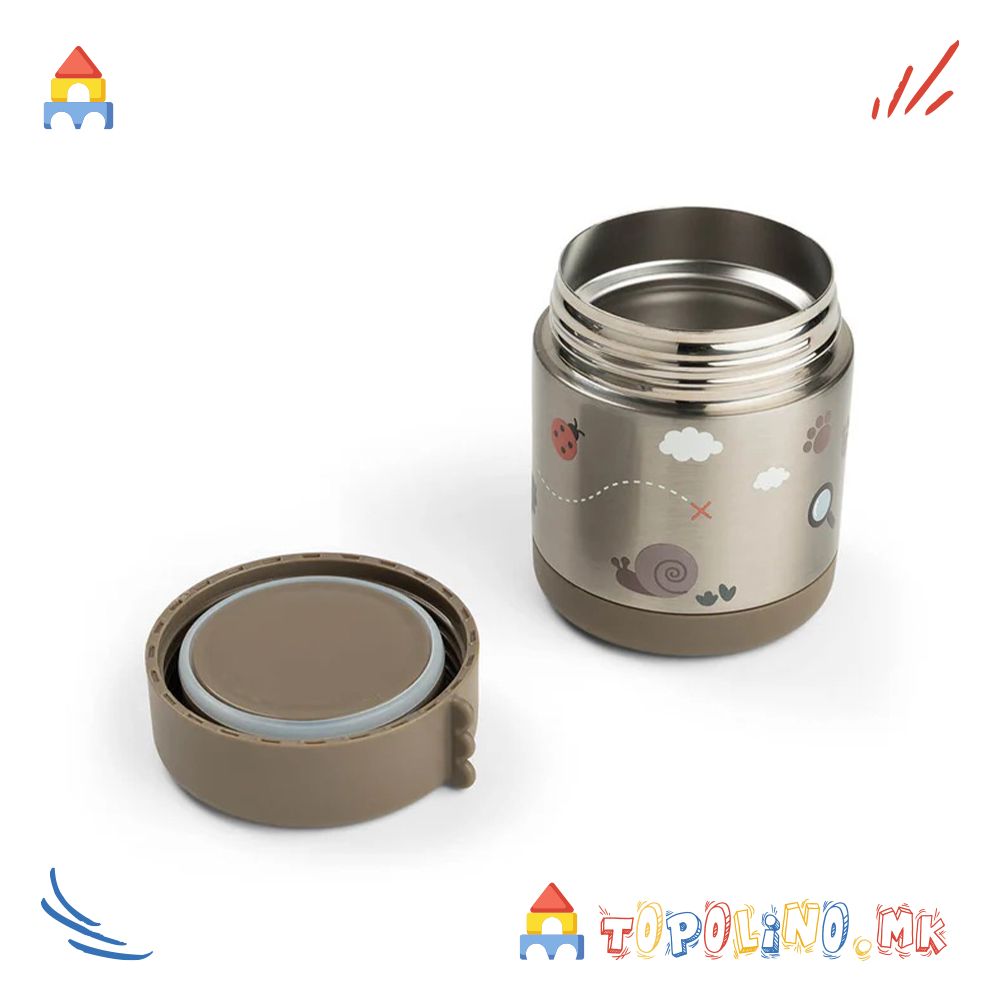 Сад за Храна Термо Tiny Trails 300ml Крем - Done By Deer