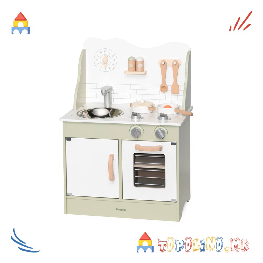 Дрвена Играчкa Kујна Frosty Green – PolarB