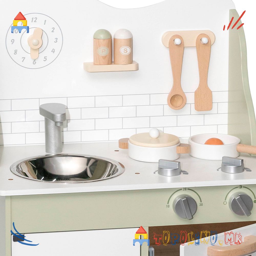 Дрвена Играчкa Kујна Frosty Green – PolarB - Image 2