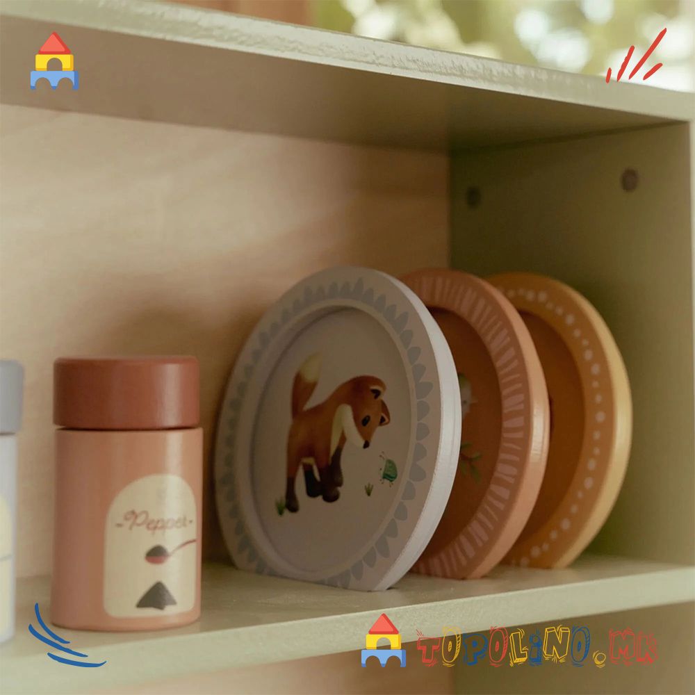 Дрвена Играчка Кујна Mint - Little Dutch - Image 3