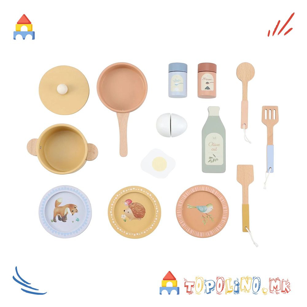 Дрвена Играчка Кујна Mint - Little Dutch - Image 6