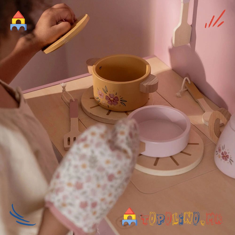 Дрвена Играчка Кујна Pink – Little Dutch - Image 2