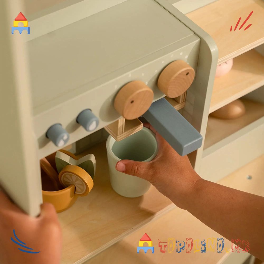 Дрвена Играчка Кафе Корнер - Little Dutch - Image 3