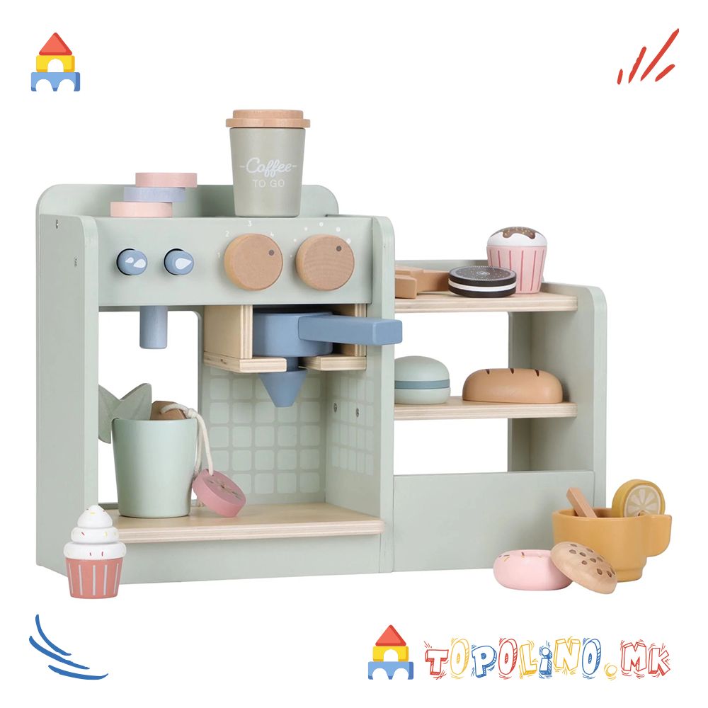 Дрвена Играчка Кафе Корнер - Little Dutch - Image 6