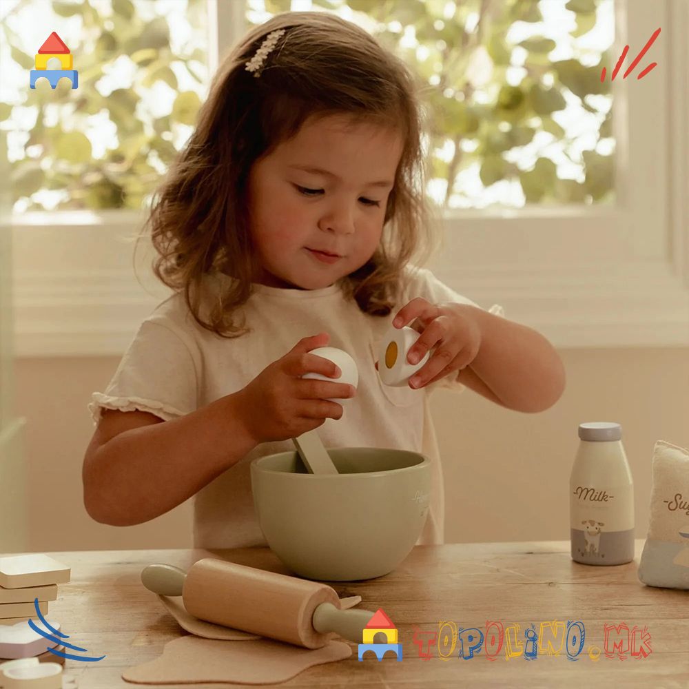 Дрвена Играчка Сет за Готвење – Little Dutch - Image 4