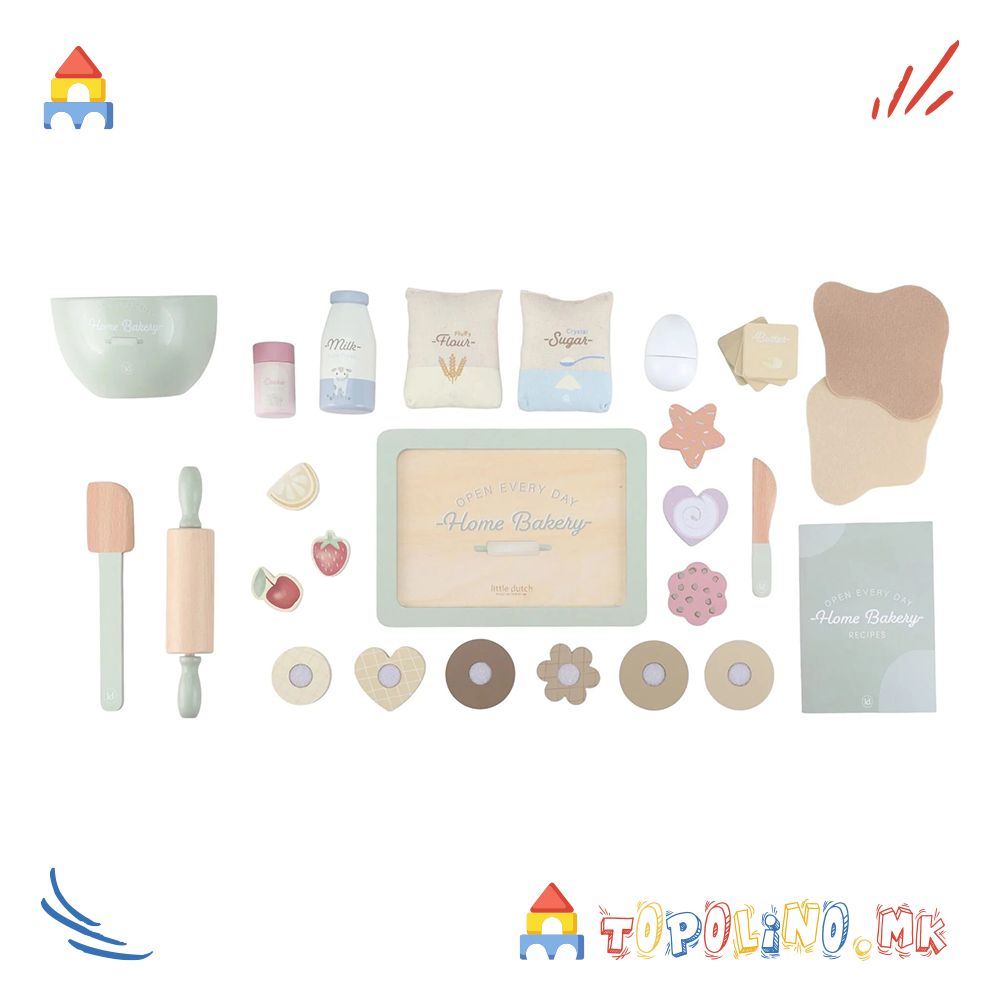 Дрвена Играчка Сет за Готвење – Little Dutch - Image 7