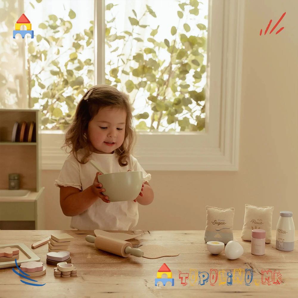 Дрвена Играчка Сет за Готвење – Little Dutch - Image 2