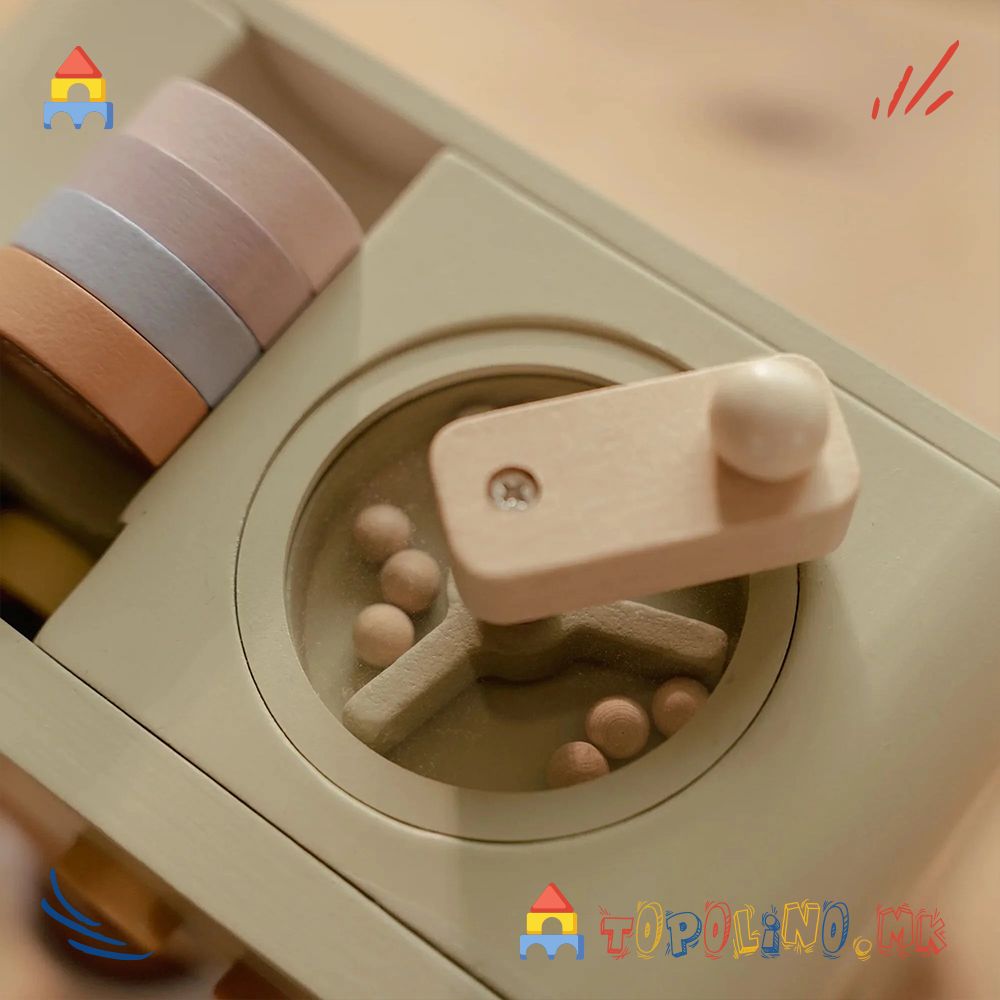 Дрвена Играчка Машина за Кафе – Little Dutch - Image 3
